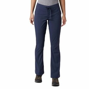 Columbia Women's Anytime Bootcut Pants Size 12  Navy Blue UPF 50 EUC Hiking